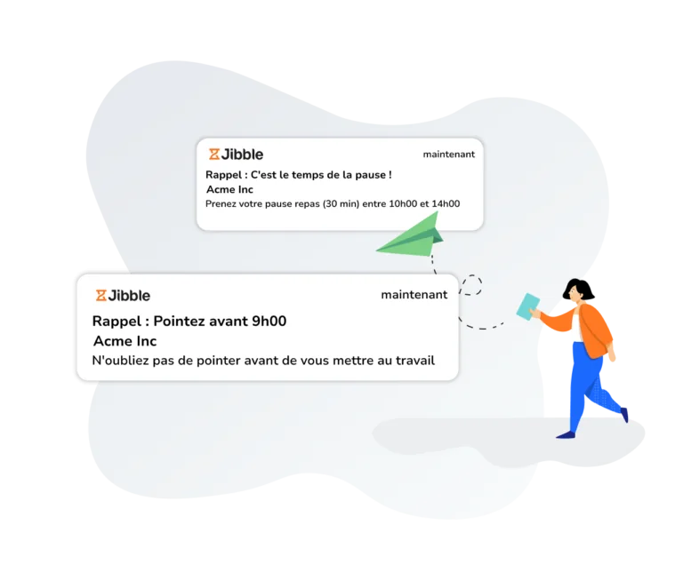 Rappels de Jibble pour pointer