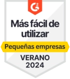 G2 - Easiest to Use Small Business - Summer 2024