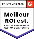 G2 - Best Estimated ROI Small-Business Workforce Management - Spring 2025