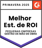 G2 - Best Estimated ROI Small-Business Workforce Management - Spring 2025