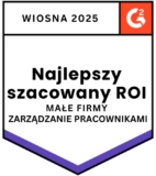 G2 - Best Estimated ROI Small-Business Workforce Management - Spring 2025