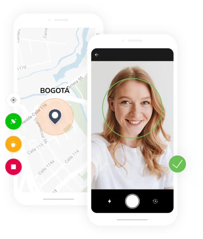 reconocimiento facial y el seguimiento por GPS en español