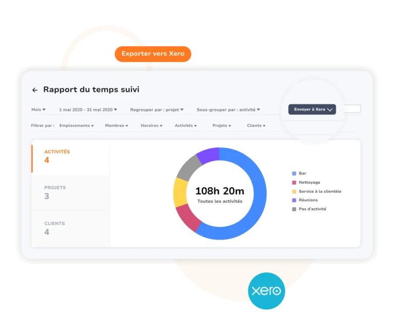 Exportation des données Xero