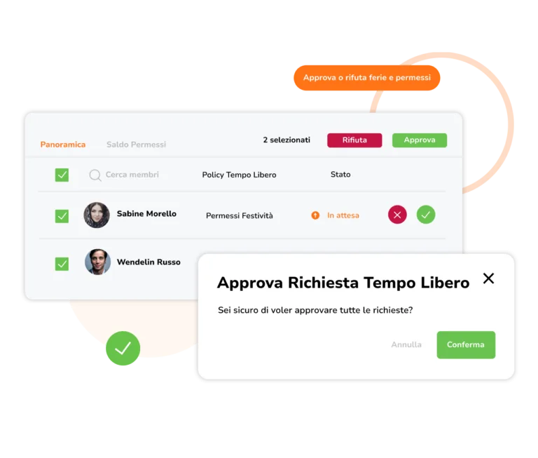 Approvazione richieste tempo libero