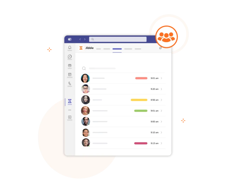 Vem befinner sig på plats och jobbar idag?