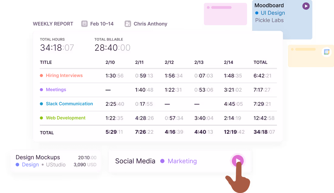 Toggl Track overview