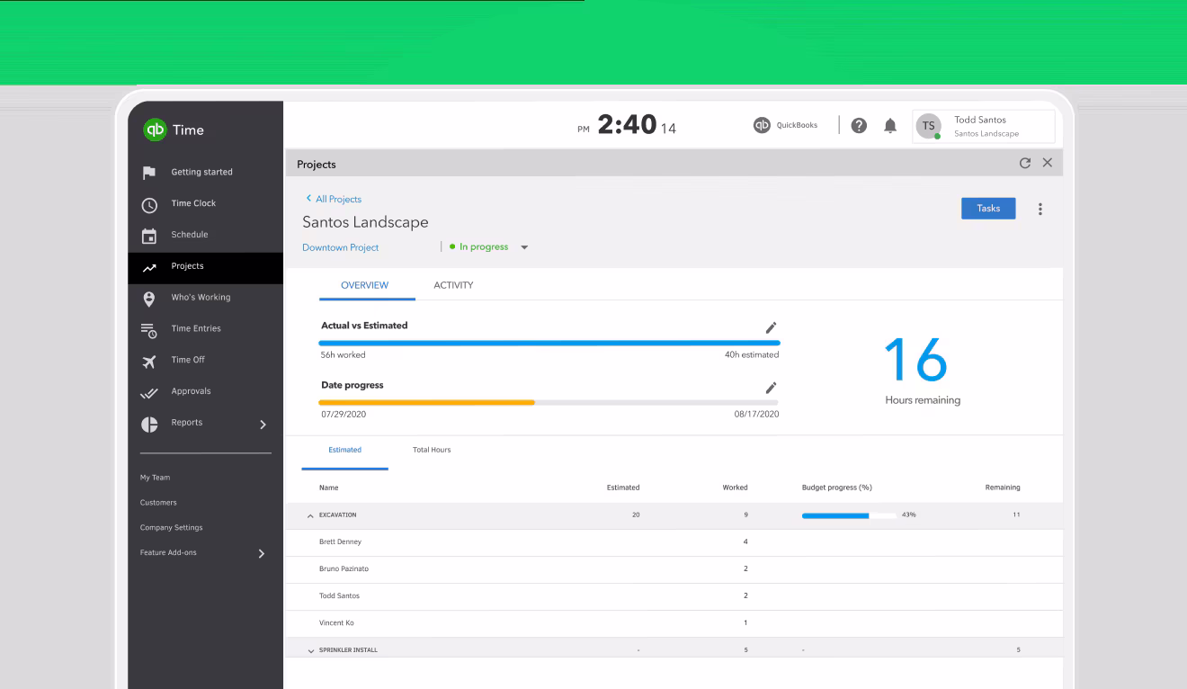QuickBooks Time overview