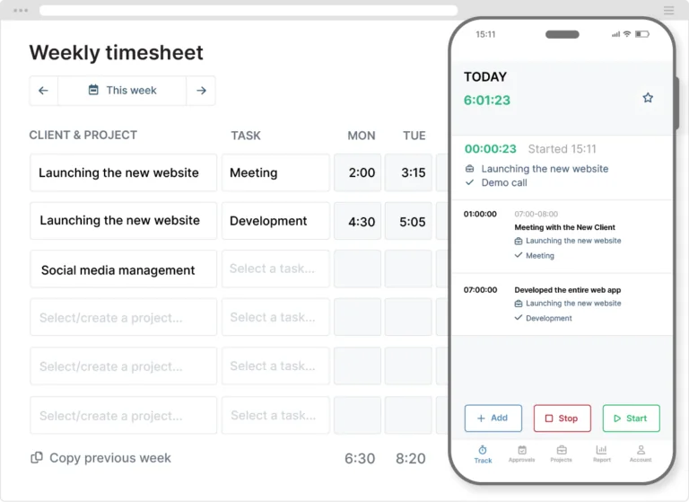 My Hours Overview