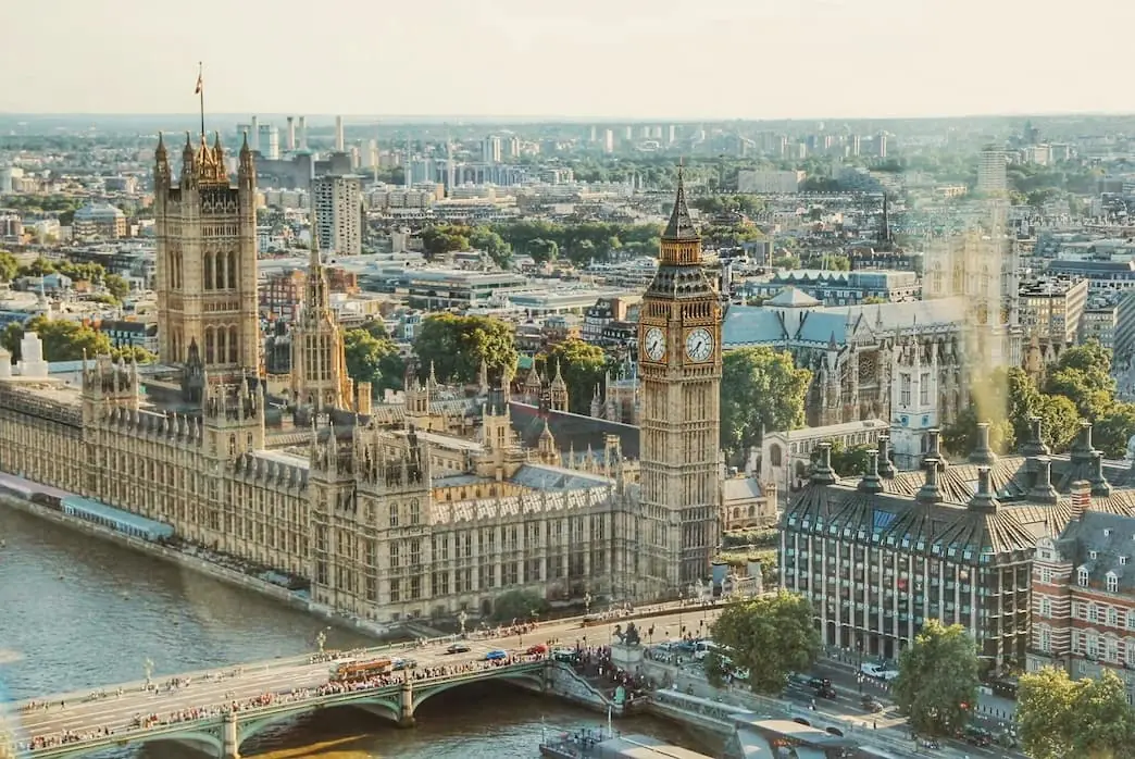 Foto da cidade de Londres, no Reino Unido
