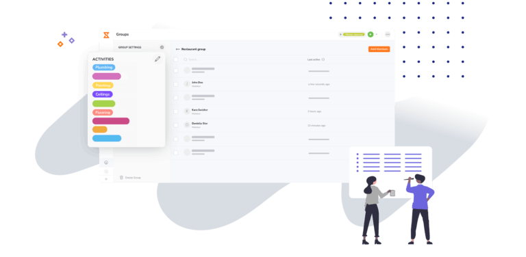 Definindo atividades e projetos para gerenciar as tarefas da equipe