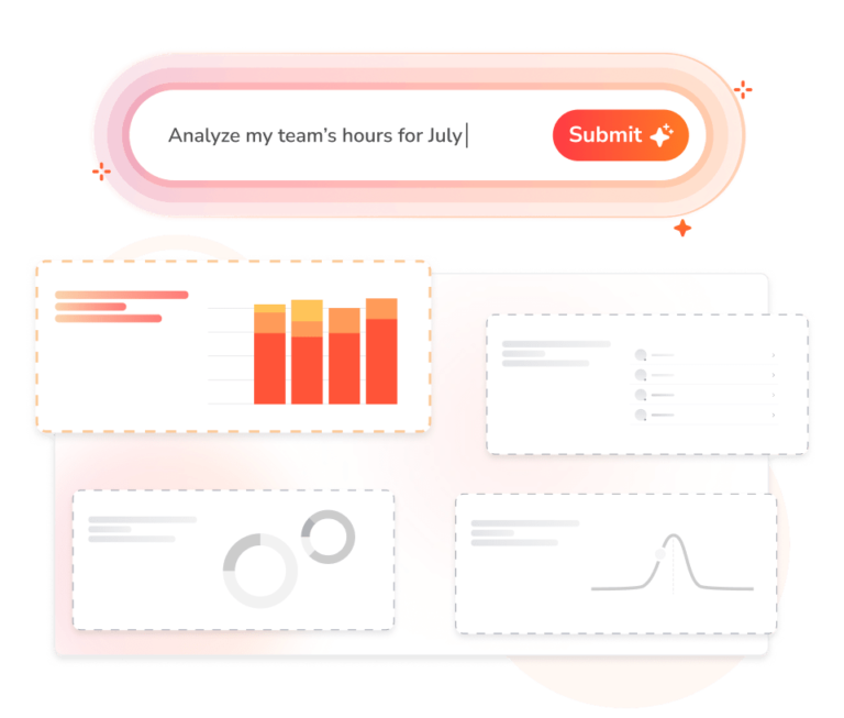 AI time tracking analysis based on user prompts.