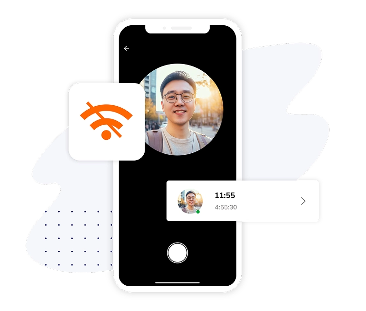 aplikasi absensi offline untuk clock in dan clock out