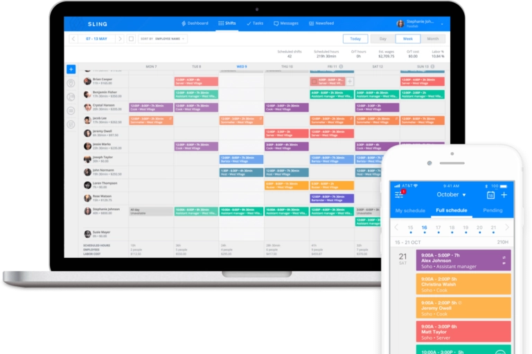 Sling Scheduling
