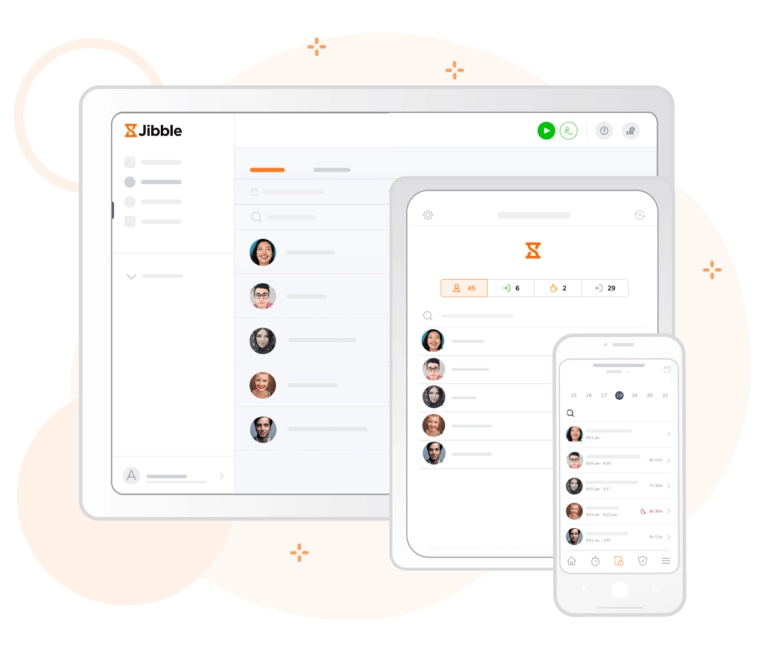 Seguimiento de la asistencia en cualquier dispositivo con Jibble.