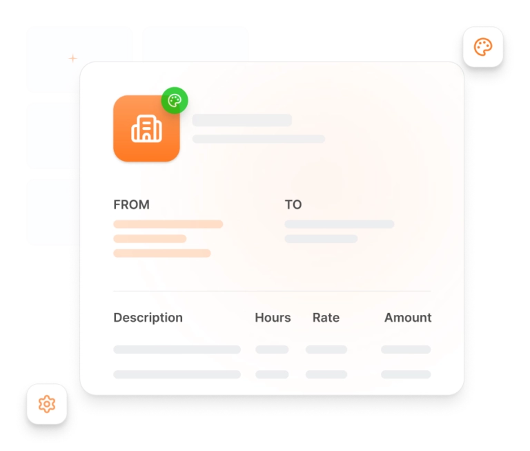 Customizing invoices with logo, discounts and tax
