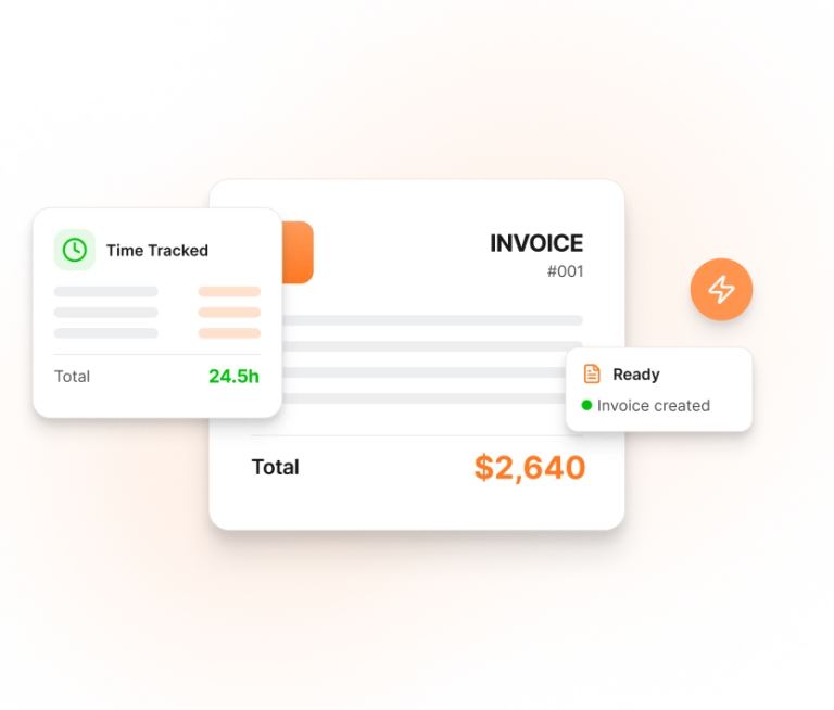 Time tracking software with invoicing