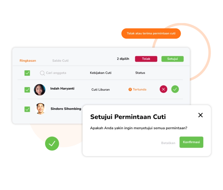 Alur persetujuan cuti