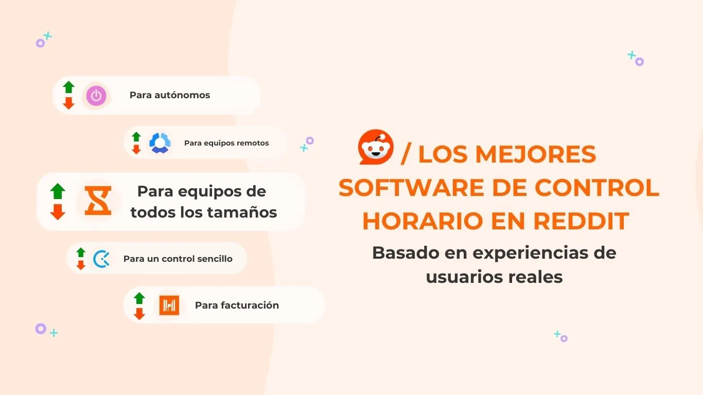 El mejor software de control horario en Reddit, incluyendo Jibble, Clockify y Hubstaff