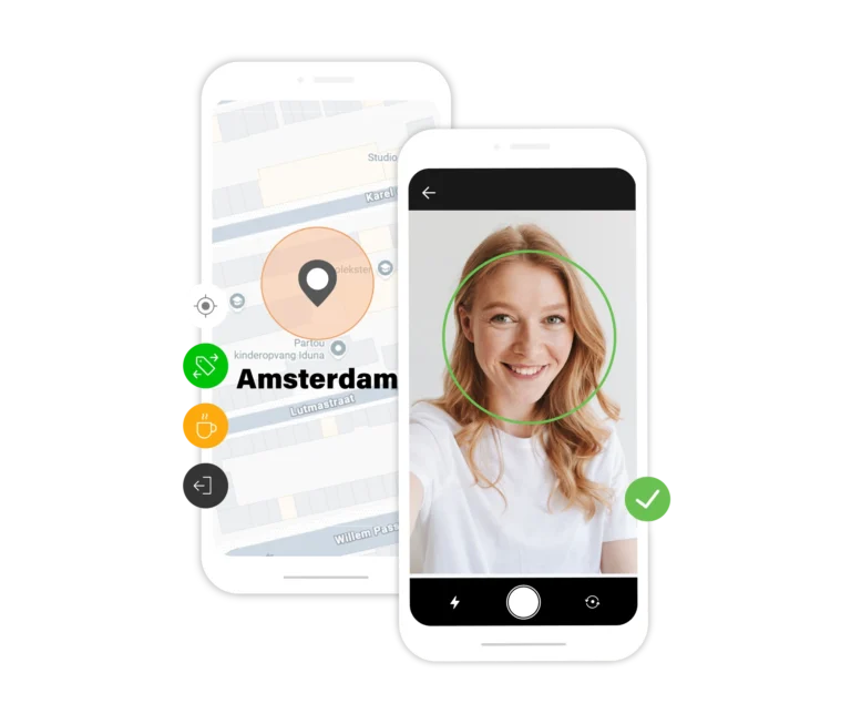Gezichtsherkenning en GPS‑tracking op mobiel