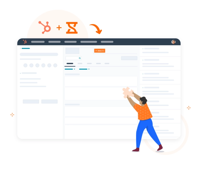 HubSpotでの時間記録