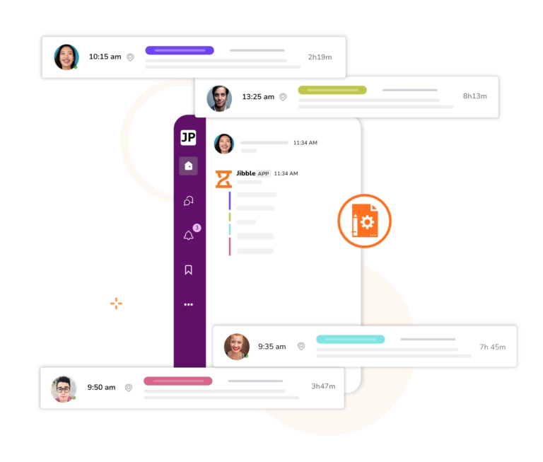 Suivi du temps par projet et activité sur Slack