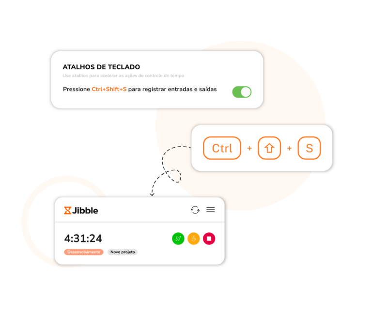 Atalhos de teclado na extensão do Chrome