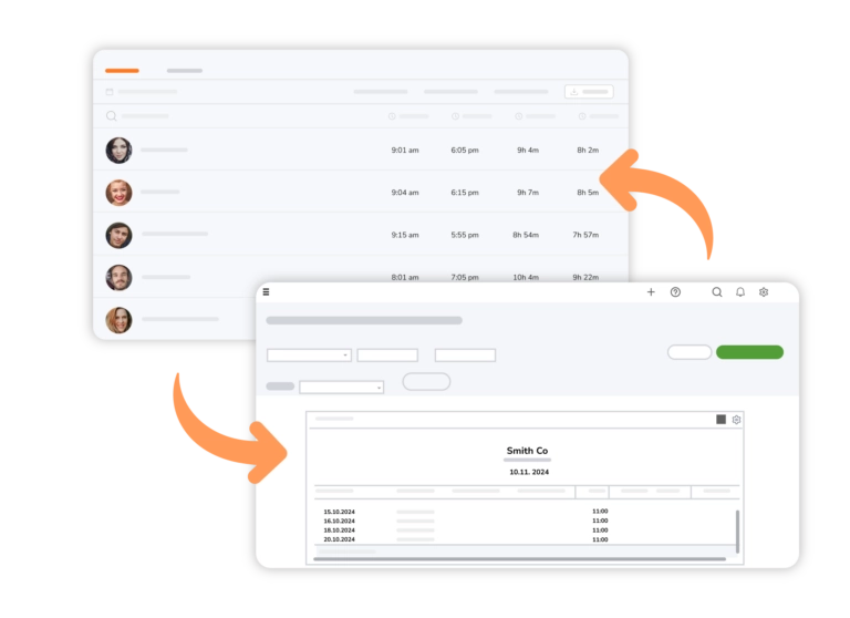 Feuille de temps Jibble comparée à celle de QuickBooks