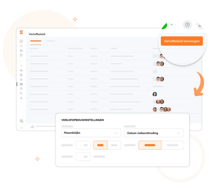 Aangepast verlofopbouwschema's opstellen met een verloftracker
