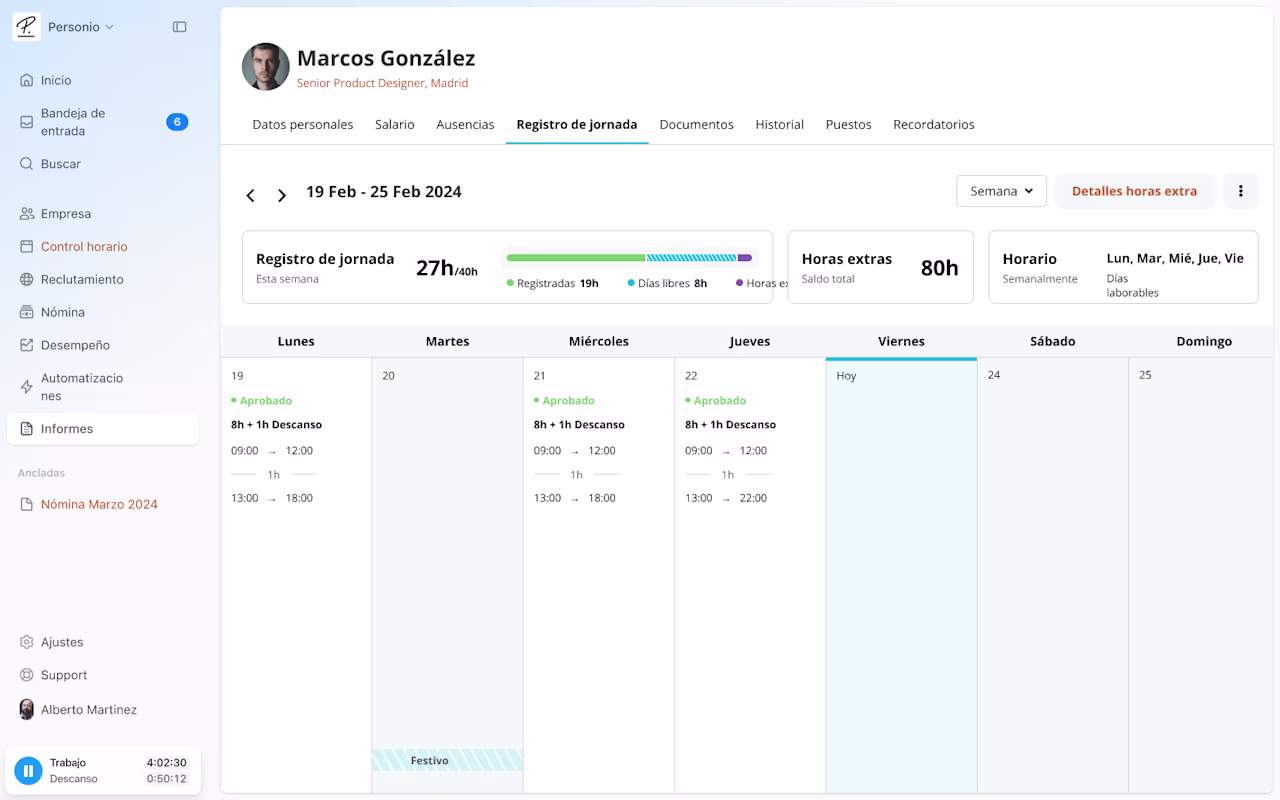 Personio: Para la gestión automatizada de recursos humanos