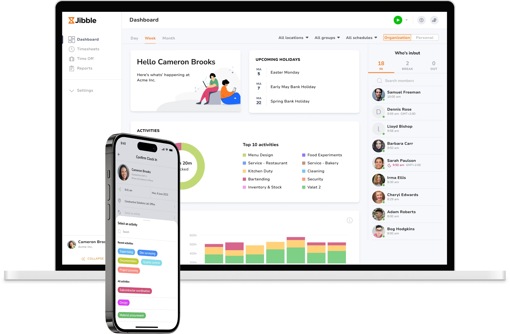 Reporting and analytics