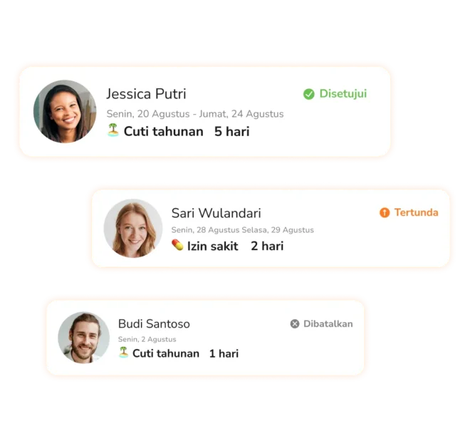 software time tracking dengan manajemen cuti