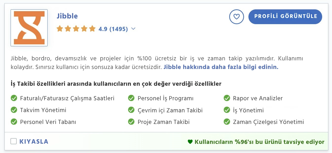 En İyi Zaman Takip Yazılımı Turkish