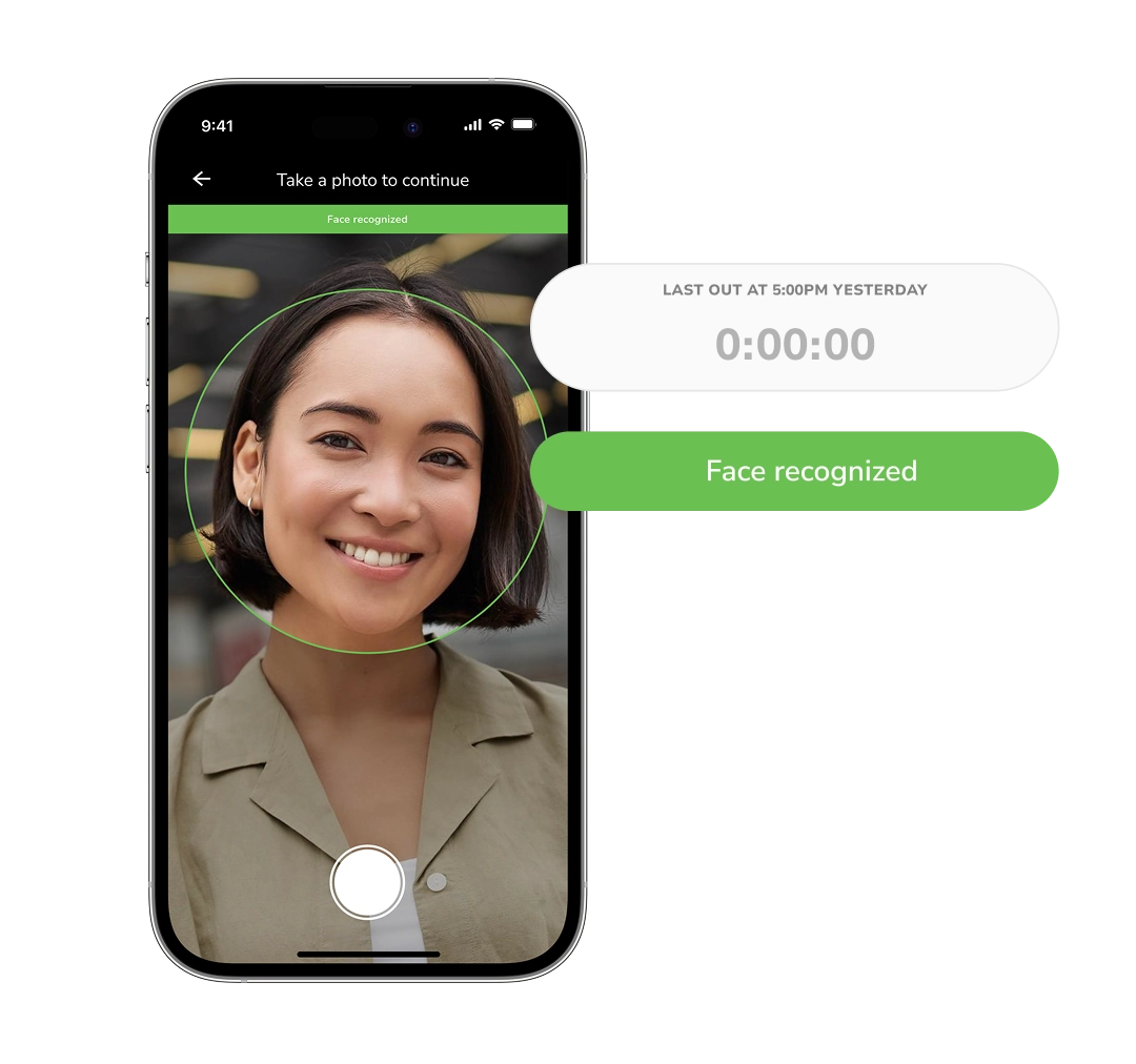 Face recognition and GPS attendance